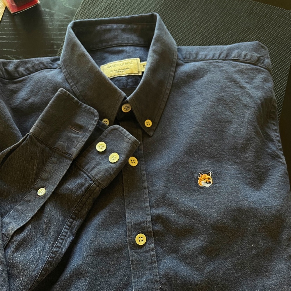 Maison Kitsuné Denim Long sleeves Shirt
